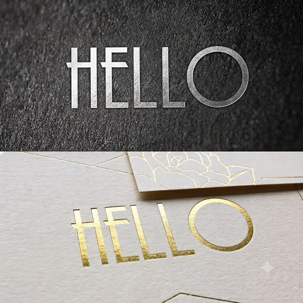 Foil Silver and Gold