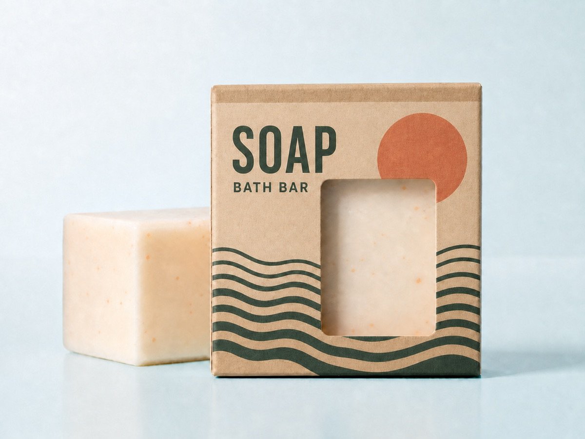 Soap & Bath Packaging with a matching custom printed package