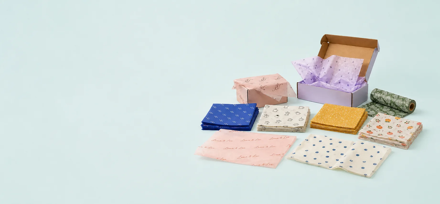 Custom tissue paper