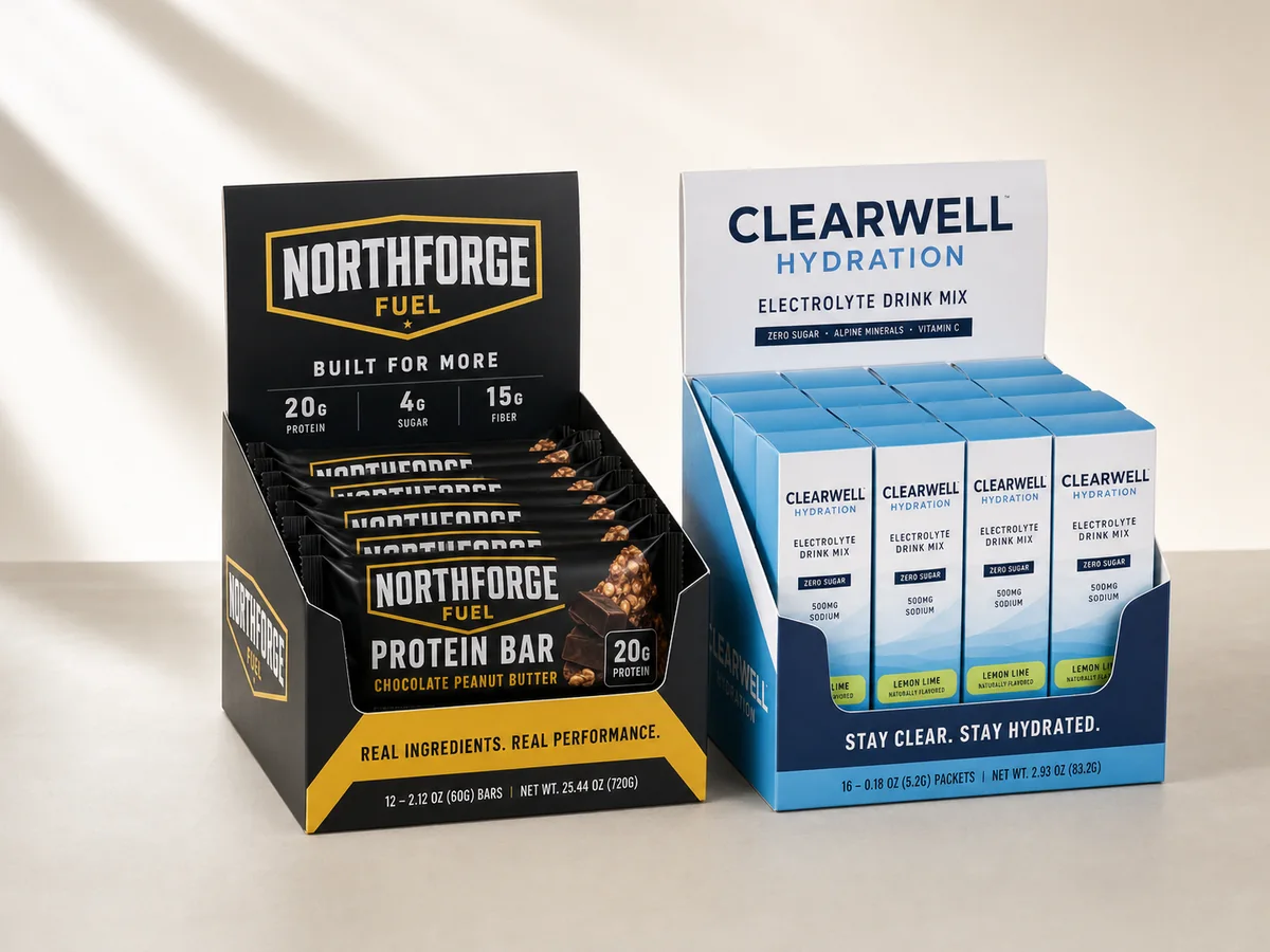 Custom display boxes