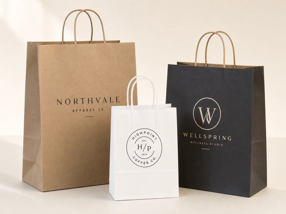 Custom paper bags