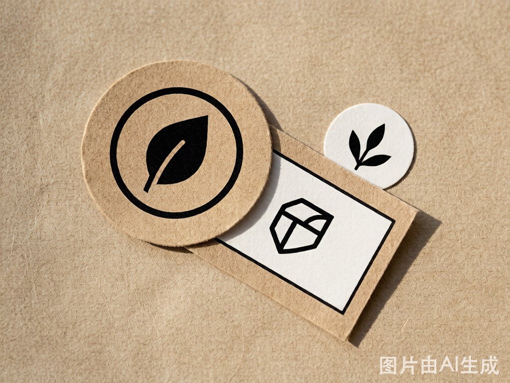 Kraft paper eco-friendly stickers