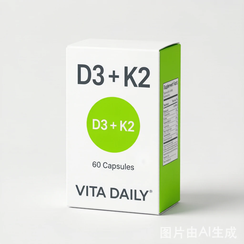 Supplement carton box for 60 capsules