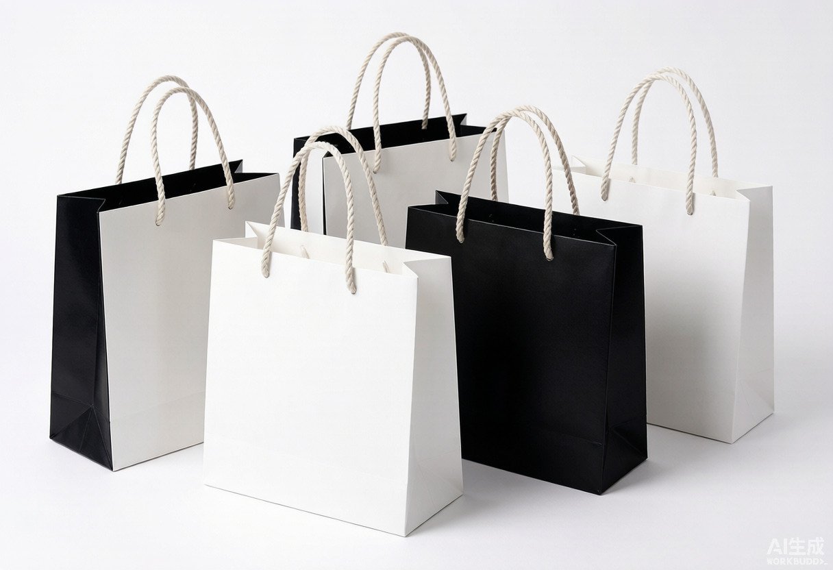 Euro tote bag with rose gold foil logo