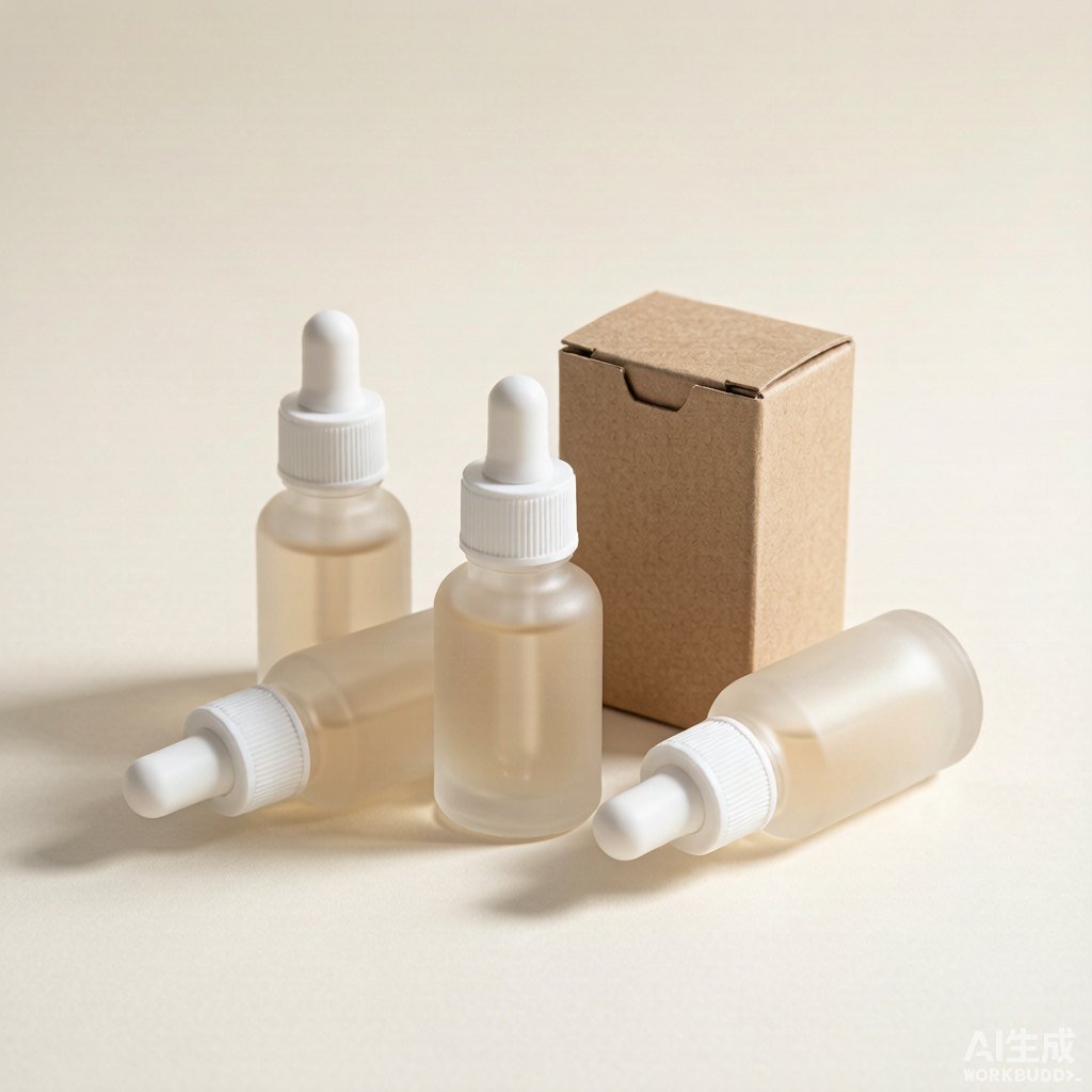 Essential oil dropper bottles with custom box