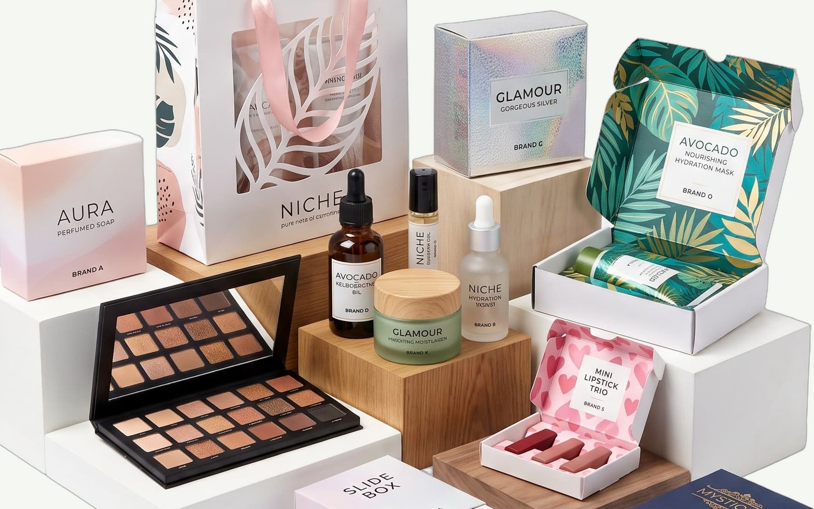 Airless jar in premium cosmetic collection