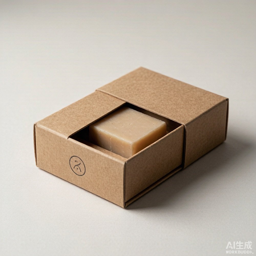 Drawer soap box with a bar nestled inside the tray