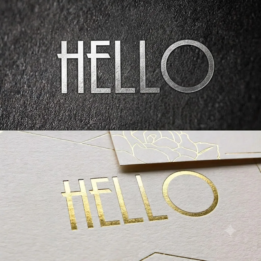 Foil Silver and Gold